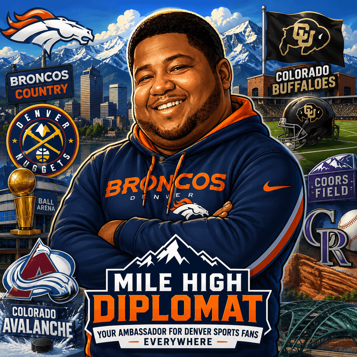 Mile High Diplomat — your ambassador for Denver sports fans everywhere