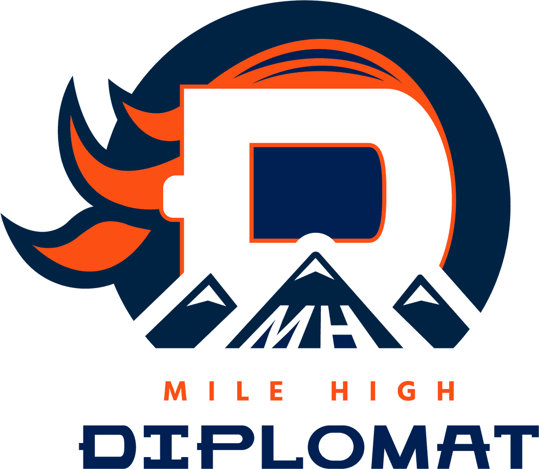 Mile High Diplomat — full logo with MH mountains and wordmark